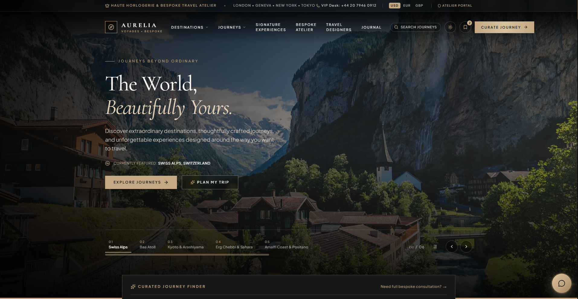 Aurelia the travel agency
